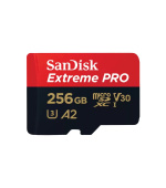 SanDisk Extreme PRO/micro SDXC/256GB/UHS-I U3 / Class 10/+ Adaptér