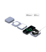 ER POWER skládací cestovní nabíječka 2v1 - černá