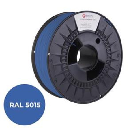 C-TECH tisková struna PREMIUM LINE ( filament ) , PETG, nebeská modrá, RAL5015, 1,75mm, 1kg