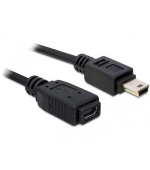 Delock USB 2.0 kabel, prodlužující mini-B 5-pin samec/samice 1 metr