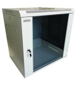 OCRACK 19" OCC-04U-45S rozvaděč nástěnný 4U/450mm celoskleněné dveře