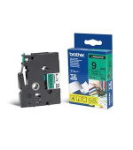 Brother - TZe-721, zelená / černá (9mm,laminovaná)