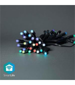 Nedis WIFILP01C48 SmartLife světelný řetěz | Wi-Fi | RGB | 48 LED's | 10.80 m | Android™ / IOS