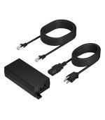Poly PoE++ 65W 2.5G Adapter with 3.66m CAT6A kabel a napájecí adaptér