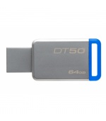 64GB Kingston USB 3.0 DT50 kovová modrá