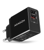 AXAGON ACU-QS24, QC & SMART nabíječka do sítě 24W, 2x USB-A port, QC3.0/AFC/FCP + 5V/1.2A
