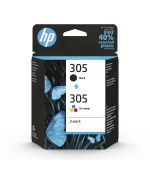 HP 305, sada B+CMY inkoustová kazeta, 6ZD17AE