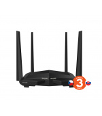 Tenda AC10U WiFi AC Router 1200Mb/s, 1x USB, 1x GWAN, 3x GLAN, VPN, WISP, Universal Repeater, 4x5dBi