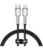 Baseus datový kabel Cafule USB-C na Lightning 0,25m PD 20W černý
