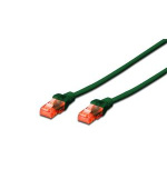Digitus CAT 6 U-UTP patch cable, Cu, LSZH AWG 26/7, length 10 m, color green