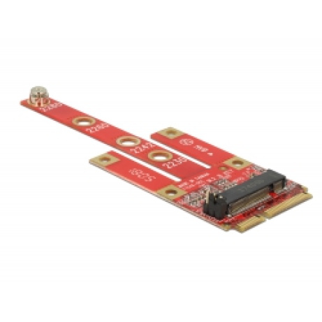 Delock Převodník Mini PCIe > M.2 Key B slot + Micro SIM slot