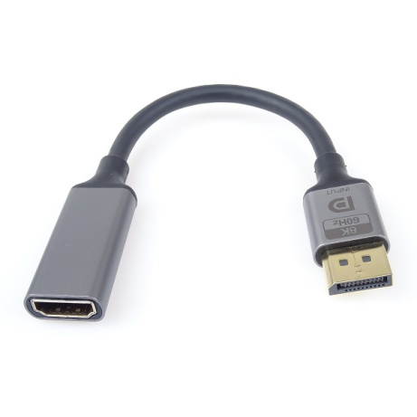 PremiumCord adaptér DisplayPort - HDMI, 8K@60Hz, 4K@144Hz Male/Female, 20cm, pozlacené konektory