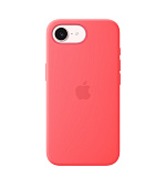 iPhone 17e Silicone Case with MagSafe–Bright Guava
