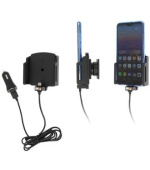 Brodit držák do auta nastavitelný s USB-C a nabíjením z cig. zap./USB QC3.0 š. 70-83 mm, tl. 2-10mm