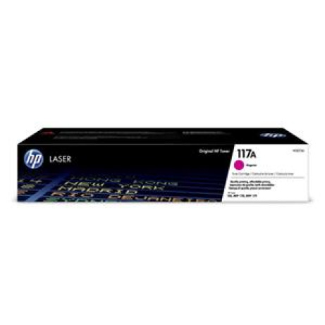 HP toner 117A/Magenta/700 stran - poškozený obal