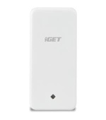 iGET SECURITY M3P10 - Bezdrátový detektor vibrací k alarmu M3/M4. Např. při otřesu okna nebo rozbití