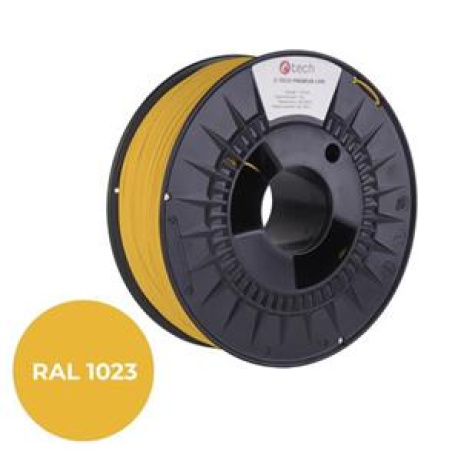 C-TECH tisková struna PREMIUM LINE ( filament ) , ABS, dopravní žlutá, RAL1023, 1,75mm, 1kg