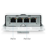 Ubiquiti N-SW, NanoSwitch, Outdoor 4-Port PoE Passthrough Switch