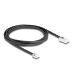 Delock Telefonní kabel RJ45, ze zástrčky na zástrčku RJ11, černý, 2 m