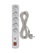 EMOS Přepěťová ochrana 5z,5m (šedá)