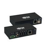 Extender, 4-port USB 2.0 přes Cat6, ESD ochrana, PoC, průmyslový, možnost montáže, 100mm