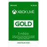 ESD XBOX - Zlaté členství Xbox Live Gold - 3 měsíce (EuroZone)