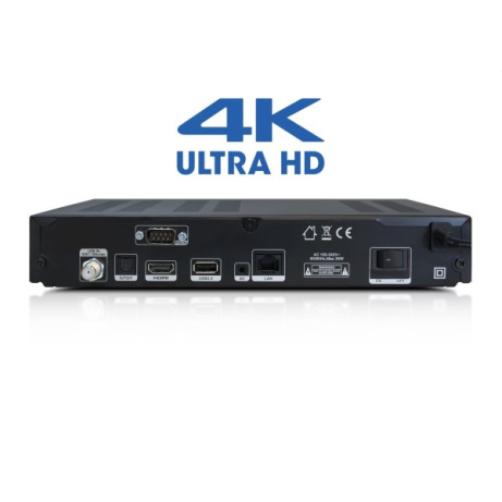 AB DVB-S/S2 přijímač Cryptobox 800UHD/4K/H.265/HEVC/ čtečka karet/ HDMI/ USB/ LAN/ PVR/
