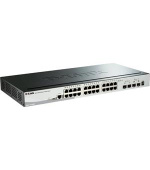 D-Link DGS-1510-28X 28-Port Gigabit Stackable Smart Managed Switch including 4 10G SFP+ ports (smart fans)