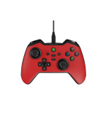 Drátový gamepad Genesis MANGAN 300, pro PC/Switch/Mobil, červený