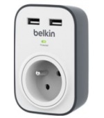 BELKIN SurgeStrip přep.ochrana,1 zásuvka,306J,2USB