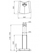 Stylový LCD stojan Vogel´s PFF 2420, nosnost 70 kg