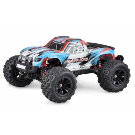 Amewi Hyper Go Monster Truck brushless 4WD 1:16 RTR, modrobílý