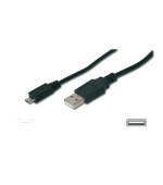 PremiumCord Kabel micro USB 2.0, A-B 20cm