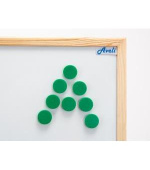 AVELI Set magnetů, zelená barva