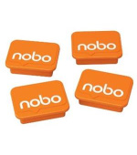Nobo magnety 30 mm, oranžové (4)