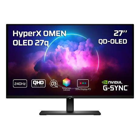 HP HyperX OMEN/27q/27,6"/QD-OLED/QHD/240Hz/0,03ms/Černá/3R