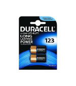 DURACELL Baterie - 123A 3V Lithium Battery, 3 V, 1500 mAh - 2 pack
