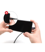 Delock USB Adaptér 40 Gbps USB Type-C™ PD 3.0 100 W samec na samice pravoúhlý 8K 60 Hz kovová kompaktní