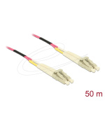 Delock Optický kabel LC Duplex na LC Duplex, multimód, OM4, 50 m