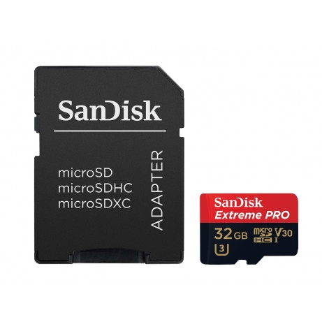 SanDisk Extreme PRO microSDHC 32GB 100MB/s + ada.