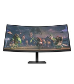 HP LCD OMEN 34c WQHD 165Hz curved 34"/3440x1440 VA QHD AG/21:9/3000:1/400cd/1ms/2xHDMI/1xDP/VESA/výškově stavitelný/repr