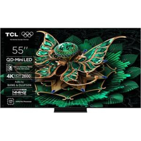 TCL 55C7K SMART TV 55" QLED/4K UHD/Mini LED/144Hz/4xHDMI/USB/LAN/GoogleTV POŠKOZENÁ KRABICE