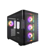 FSP M580-BP/Midi Tower/Transpar./Černá