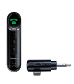 Baseus bluetoooth audio adaptér Qiyin černý