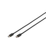 Digitus USB Type-C connection cable, type C to C M/M, 1.8m, High-Speed, bl
