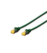 Digitus CAT 6A S-FTP patch cable, Cu, LSZH AWG 26/7, length 7 m, color green