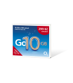 O2 Předplacená karta Go 10 GB
