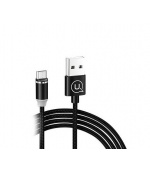 USAMS SJ294 U-Sure Magnetický Kabel microUSB Black (EU Blister)