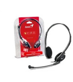Genius headset - HS-200C, sluchátka s mikrofonem, 2x 3,5mm jack
