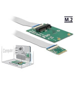 Delock Převodník M.2 Key A+E samec > 1 x Mini PCIe Slot half size / full size s flexibilním kabelem